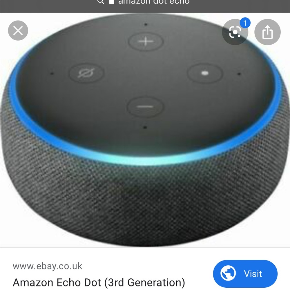 Amazon Echo Dot 3rd generation with speakers